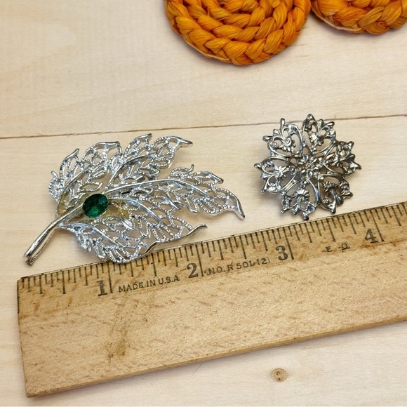 3 Piece Silver Tone Jewelry Bundle Vintage - Picture 12 of 13